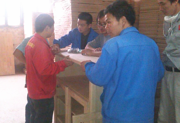 文華家瑞生產現場早會 文華家瑞生產現場早會