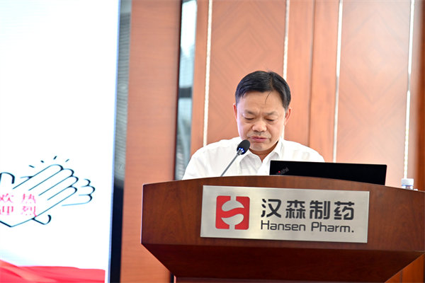 漢森制藥精益營銷管理升級推進辦主任、營銷副總裁敖凌松先生
