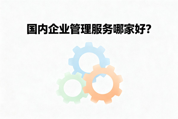 國內企業管理服務哪家好？