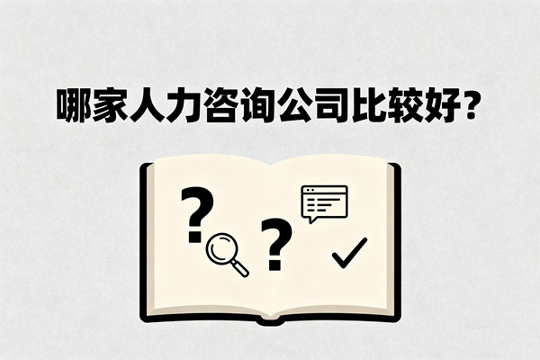 哪家人力咨詢公司比較好？