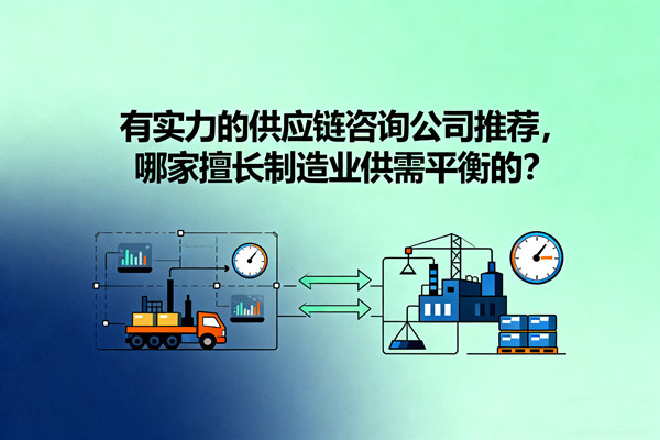有實力的供應鏈咨詢公司推薦，哪家擅長制造業供需平衡的？