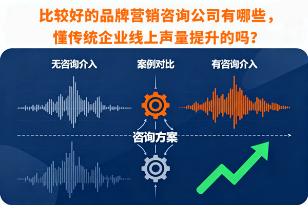 比較好的品牌營銷咨詢公司有哪些,懂傳統(tǒng)企業(yè)線上聲量提升的嗎? 比較好的品牌營銷咨詢公司有哪些,懂傳統(tǒng)企業(yè)線上聲量提升的嗎?