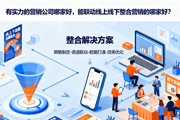 有實力的營銷公司哪家好，能聯動線上線下整合營銷的哪家好？